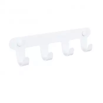 Планка 4 крючка Fixsen PRACTICA, белый (FX-805W-4)