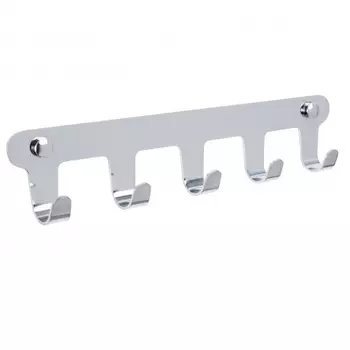 Планка 5 крючков Fixsen PRACTICA, хром (FX-805-5)
