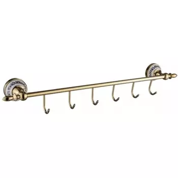 Планка с крючками (6 крючков) Savol 68b (S-06876B)