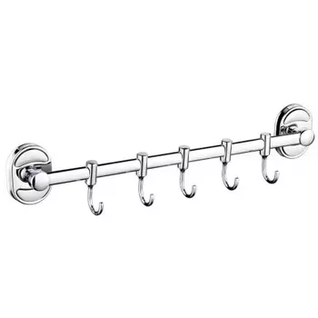 Планка с крючками для полотенец Haiba хром (HB1915-5)