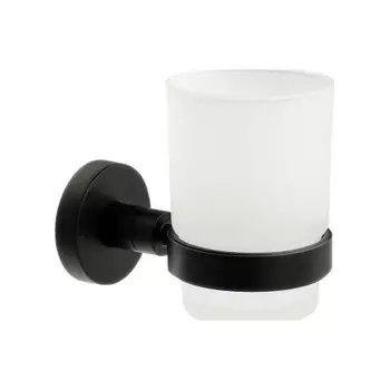 Подстаканник одинарный черный Fixsen Comfort Black (FX-86006)