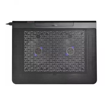 Подставка для ноутбука Buro BU-LCP170-B214 17" (398x300x29мм 2xUSB 2x 140ммFAN 926г) металлическая сетка/пластик черный