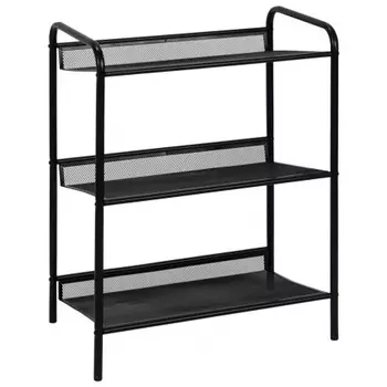 Подставка для обуви 3-х Женева 13 ( 600х450х270 мм) черный, ПДО Ж13 Ч