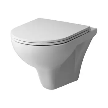 Подвесной унитаз с сиденьем микролифт AM.PM Gem FlashClean C901700SC белый