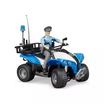Полицейский квадроцикл с фигуркой BRUDER 63-010