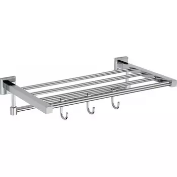 Полка для полотенец 40 см 4 крючка Savol 95 (S-409544)