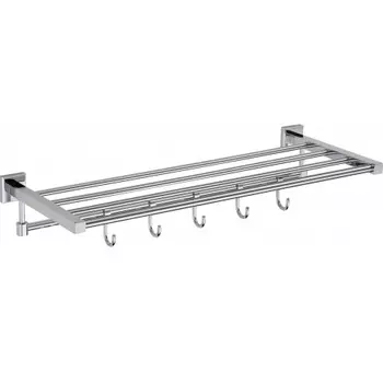Полка для полотенец 60 см 6 крючков Savol 95 (S-609544)