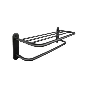 Полка для полотенец FIXSEN черная 66 см Hotel (FX-31015B)