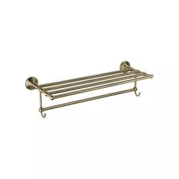 Полка для полотенец FIXSEN Retro с крючками (FX-83815A)