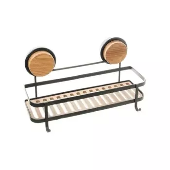 Полка Fixsen прямая одноэтажная черная-дерево Magic (FX-950B-1)