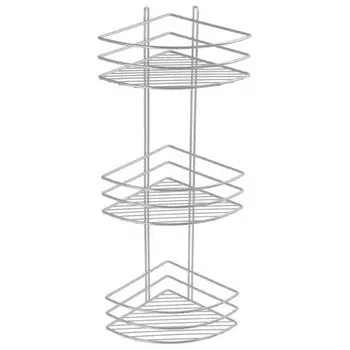 Полка Fixsen угловая трехэтажная цвет серый (FX-710-3)