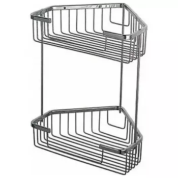 Полка металличекая угловая Haiba хром (HB335-1)