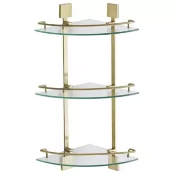 Полка Savol угловая тройная стеклянная (S-065322C-3)