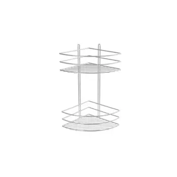 Полка угловая двойная Fixsen хром (FX-710-2)