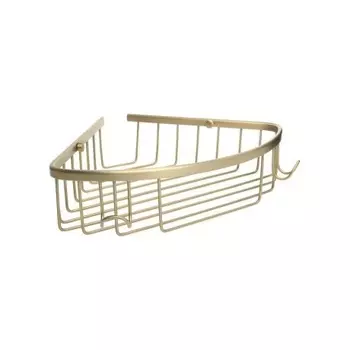 Полка угловая Fixsen одноэтажная золото-сатин "HOTEL" (FX-31051-1G)