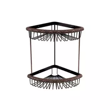 Полка угловая Lemark Jasmine LM6682ORB 2-ярусная Lemark Jasmine (LM6682ORB)