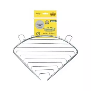 Полка угловая одноэтажная Fixsen Hotel хром, FX-31051-1