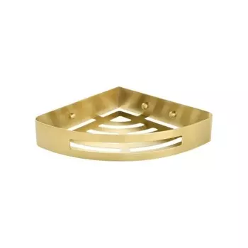 Полка угловая одноэтажная Fixsen Hotel золото-сатин (FX-31003L)