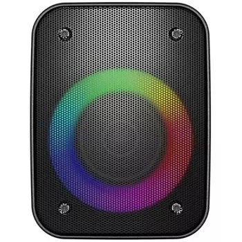 Портативная акустика Hyundai H-PS1005 черный 20W 1.0 BT 10м 1800mAh