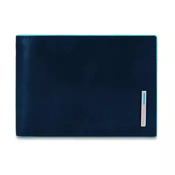 Портмоне Piquadro Blue Square, синее, 12,5х9,5х2,5 см PU1240B2/BLU2