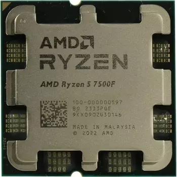 Процессор AMD Ryzen 5 7500F AM5 (100-000000597) OEM