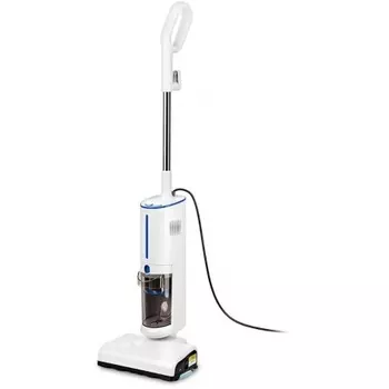 Пылесос вертикальный паровой Kitfort КТ-5157-3 бело-синий