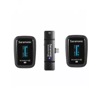 Радиосистема Saramonic Blink500 ProX B6(TX+TX+RXUC) 2,4Гц приемник + 2 передатчика, разъем Type-C