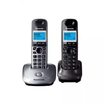 Радиотелефон Panasonic KX-TG2512RU1 серый металлик