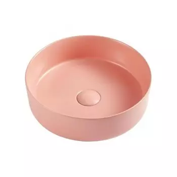Раковина накладная D&K Matrix розовый матовый 355*355*120мм (DT1391504)