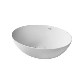 Раковина накладная DK Matrix 410*335*145мм, матовый белый (DT1390708)