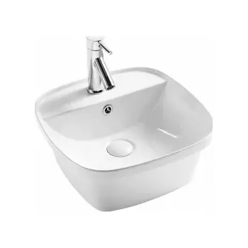 Раковина накладная DK Quadro, 430*425*175мм, белый (DT1510916)