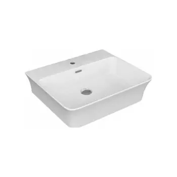 Раковина Teymi Aina 49 накладная с полочкой под смеситель, белая T50002