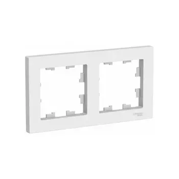Рамка 2-м AtlasDesign универс. бел. SchE ATN000102