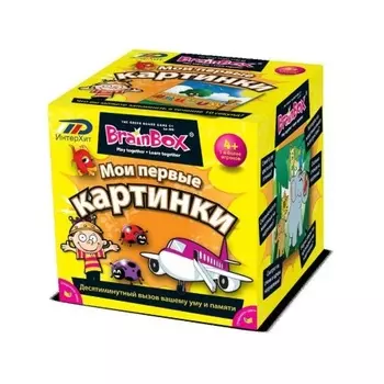 Развивающая игра BRAINBOX 90710 Мои первые картинки
