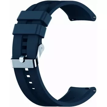 Ремешок Red Line для часов универсальный силиконовый рельефный, 20 mm, темно-синий