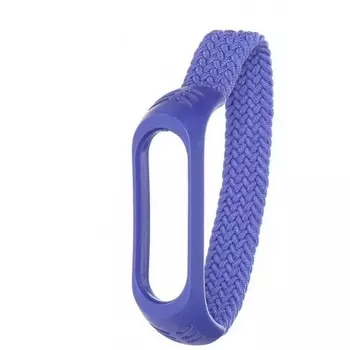 Ремешок Red Line для Xiaomi Mi Band 6 Nylon Braid 160mm Blue УТ000025160