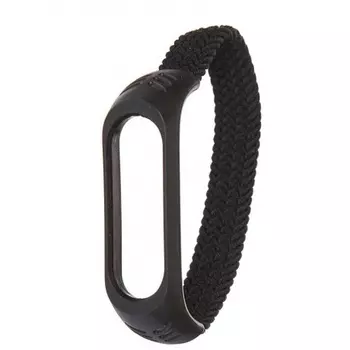 Ремешок Red Line для Xiaomi Mi Band 6 Nylon Braid 160mm Black УТ000025159