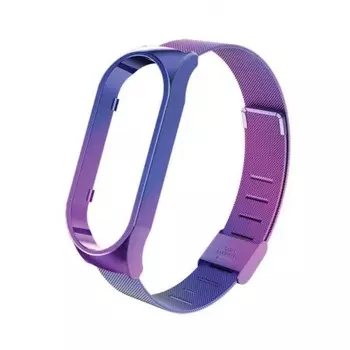 Ремешок Red Line миланская петля с магнитом для Mi Band 7, металл, хамелеон УТ000031757