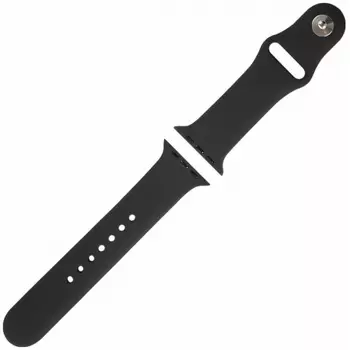 Ремешок Red Line силиконовый для Apple Watch – 42/44 mm (S3/S4/S5/SE/S6), черный УТ000027229
