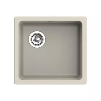 RIVELATO Мойка BERKANA 45 1-чаш 485*455, монтаж: универсальный, материал: кварц, цвет: топаз