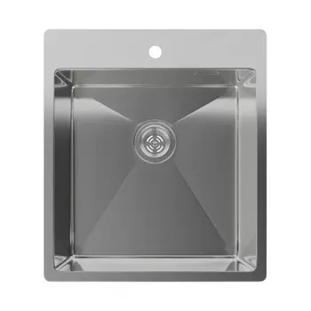 Rivelato Rinox 4450 Мойка нерж.сталь 1 чаша 440*500*200 мм, монтаж: врезной, материал: нержавеющая сталь, цвет: нержавеющая сталь