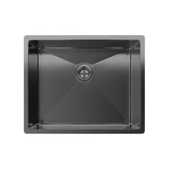 Rivelato Rinox 5444 UN PVD black Мойка нерж.сталь 1 чаша 540*440*200 мм, монтаж: универсальный, материал: нержавеющая сталь, цвет: черный