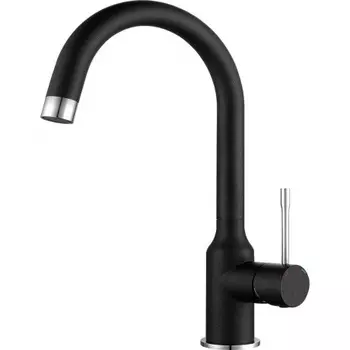 Rivelato Смеситель для кухни Garda U-обр. D-35мм, монтаж: вертикально на раковину, материал: нержавеющая сталь, цвет: антрацит хром