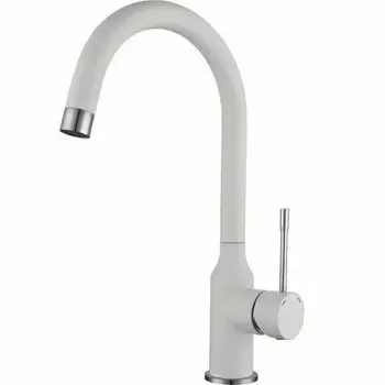 Rivelato Смеситель для кухни Garda U-обр. D-35мм, монтаж: вертикально на раковину, материал: нержавеющая сталь, цвет: иней хром