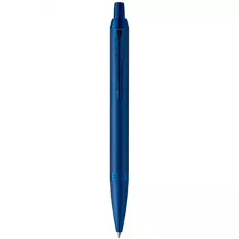 Ручка шариков. Parker IM Monochrome K328 (CW2172966) Blue PVD M син. черн. подар.кор. сменный стержень 1стерж. кругл. телескопич.корпус
