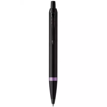 Ручка шариков. Parker IM Vibrant Rings K315 (CW2172951) Amethyst Purple PVD M син. черн. подар.кор.
