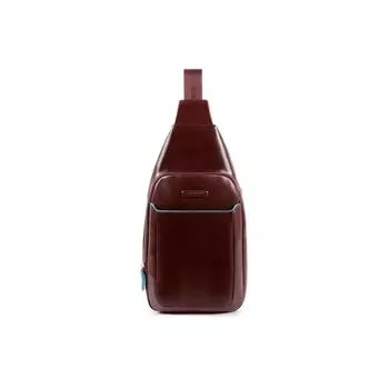 Рюкзак слинг Piquadro Blue Square коричневый, натур.кожа, 37x20x10 см CA4827B2/MO
