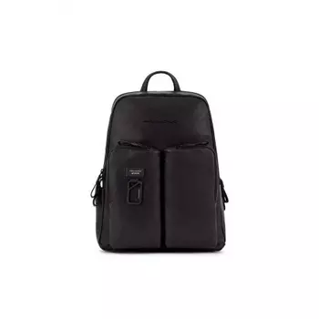 Рюкзак унисекс Piquadro Harper, черный натур.кожа CA3869AP/N