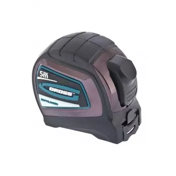 Рулетка "Doppelhaken", 5 м x 25 мм, двухсторонний зацеп, нейлон, двуст. шкала, автоматич// Gross