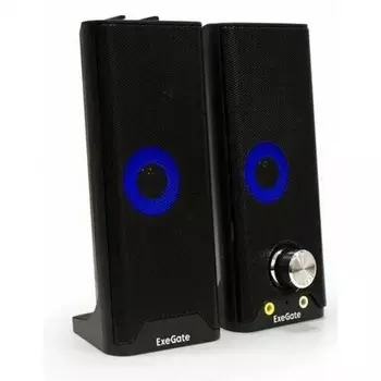 Саундбар-акустическая система 2.0 ExeGate EX289681RUS Accord 280 питание USB, Bluetooth, 2х3Вт (6Вт RMS), 60-20000Гц, черный, RGB подсветка